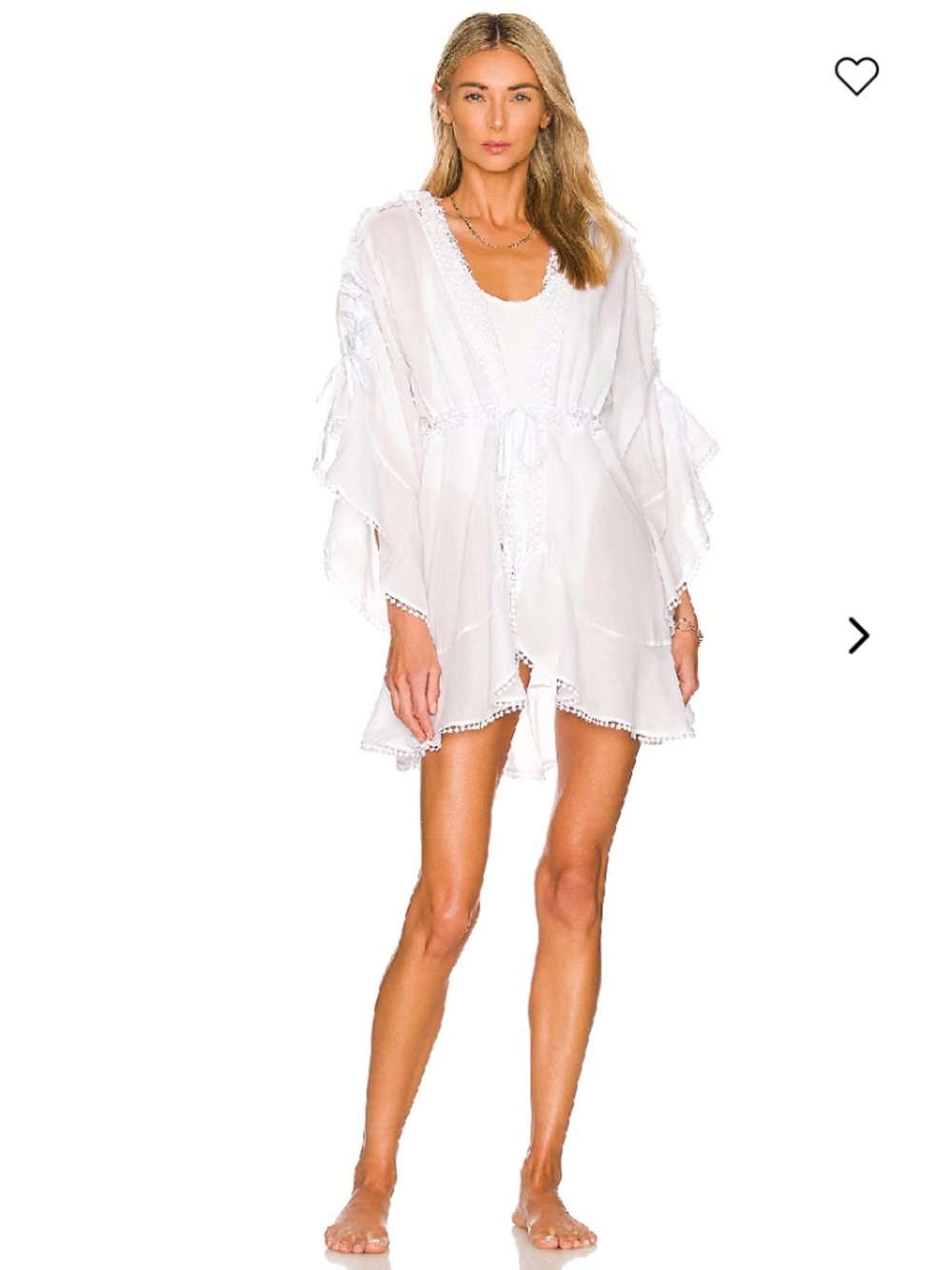 Charo Ruiz Ibiza Antonella Kaftan White Small